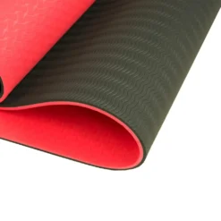 Powertrain Eco-Friendly TPE Pilates Exercise Yoga Mat 8mm - Red -Outdoor Equipment Sales Shop 0379AW6HLb9e47KS0Y8BNSTyY