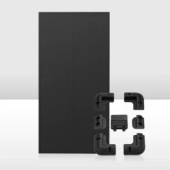 Atem Power 120W 12V Solar Panel Kit Mono Shingled Fixed + Solar Mounting Brackets