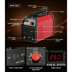 Giantz 250 Amp Stick Welder Inverter MMA ARC DC Portable Welding Machine 15A Plug -Outdoor Equipment Sales Shop 1RHdHWWYvewWXbihsn4ViJsxg