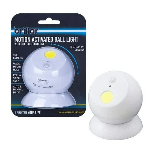 Brillar Motion Activated Swivel Ball Light 9 Brillar Motion Activated Swivel Ball Light - Image 9