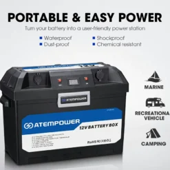 Atem Power Battery Box Dual Battery System With In Built VSR Isolator -Outdoor Equipment Sales Shop 2fl4culN 6e3w8RoEKT2SQ9Y