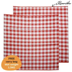 Cherry Gingham Mat 1.8X1.8M -Outdoor Equipment Sales Shop 2x4uLhGCrNdRc6UxQpTjvao54