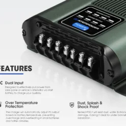 Atem Power 135Ah 12V AGM Deep Cycle Battery + 12V 20A DC To DC Battery Charger + Battery Box -Outdoor Equipment Sales Shop 2zvl985DfjPy qy7wtaWHmnuo