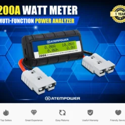 Atem Power 200 AMP Digital Volt Watt Meter Caravan Camping Solar 12V 9 Atem Power 200 AMP Digital Volt Watt Meter Caravan Camping Solar 12V -Outdoor Equipment Sales Shop 31EY4zOPdxLUAlJ8tDKghBiVI