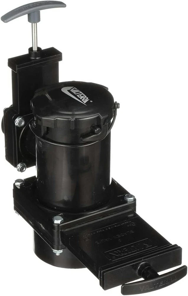 Valterra SAN TEE DOUBLE ROTATING VALVE 3? HUB X 1-1/2? HUB X 3? BAYONET CAP T18 1 Valterra SAN TEE DOUBLE ROTATING VALVE 3? HUB X 1-1/2? HUB X 3? BAYONET CAP T18