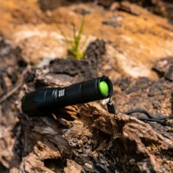 CAOS TACTICAL LED Torch With Nylon Belt Pouch (Black) -Outdoor Equipment Sales Shop 3w7Ib3F5qhhXQZwIB 93GLC 8