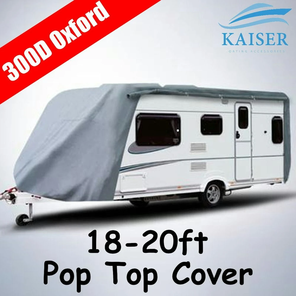 Kaiser Heavy Duty 300D Oxford 18-20ft Pop Top Caravan Cover Waterproof UV 2 Kaiser Heavy Duty 300D Oxford 18-20ft Pop Top Caravan Cover Waterproof UV - Image 2