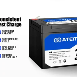 Atem Power 12V 12AH AMP Hour Battery AGM W/ Battery Monitor SLA Deep -Outdoor Equipment Sales Shop 4Uknhrhfe 9fhlFIHztQ4FfKA