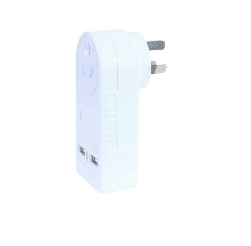 2400W High Powered Dual USB Charger Adaptor With Surge Protection 6 2400W High Powered Dual USB Charger Adaptor With Surge Protection - Image 6