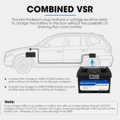 Atem Power Battery Box Dual Battery System Built-in VSR Isolator + 12V 100Ah Lithium Battery 15 Atem Power Battery Box Dual Battery System Built-in VSR Isolator + 12V 100Ah Lithium Battery -Outdoor Equipment Sales Shop 5WNzC N7jCDfvqrVUiwBV4slk 1