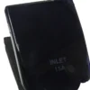 15 Amp Power Inlet Black
