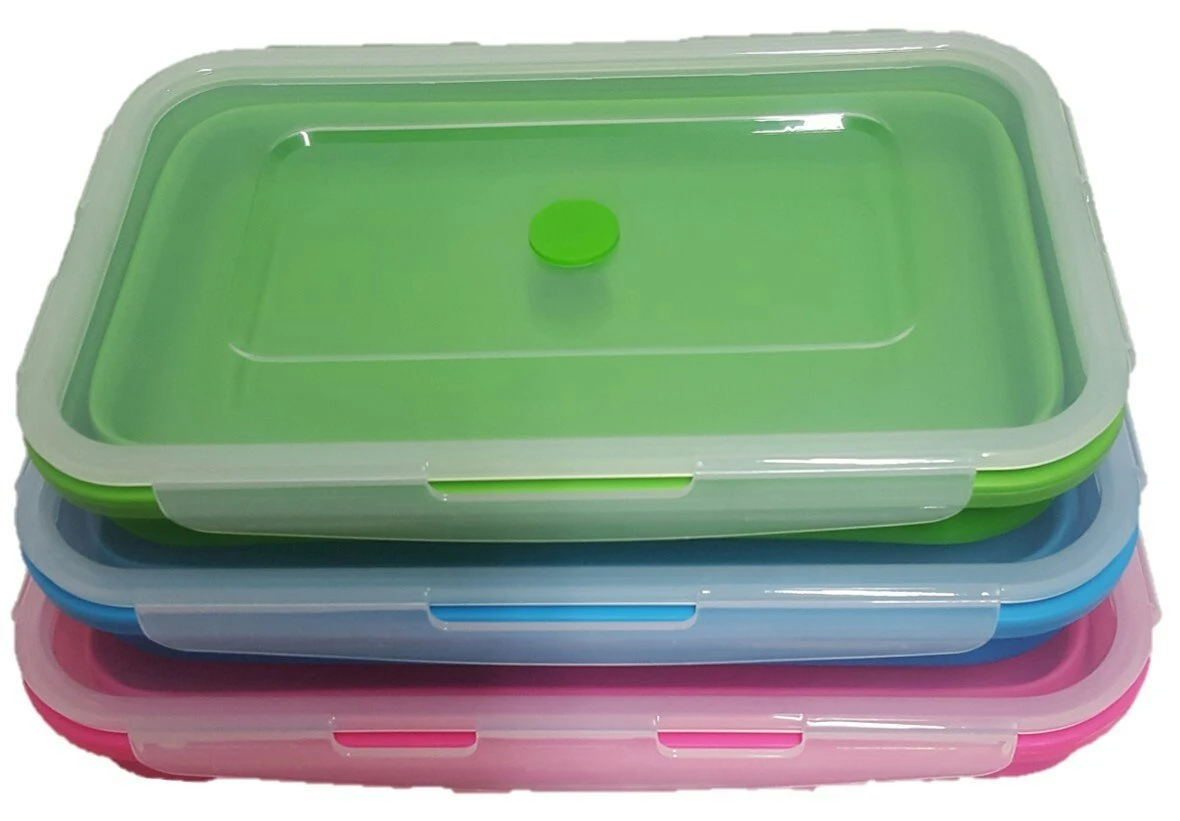 Collapsible Space Saving Rectangular Container Set 3 Pack 3 Collapsible Space Saving Rectangular Container Set 3 Pack - Image 3