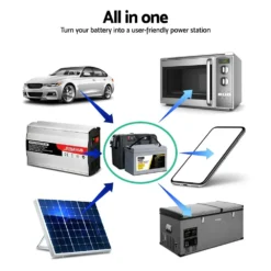 Giantz Deep Cycle Battery 140Ah 12V With Battery Box -Outdoor Equipment Sales Shop 8OWjb2gSX jhYuE97cIeLW4LE