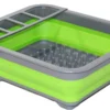 GREEN Collapsible Silicone Dish Drainer