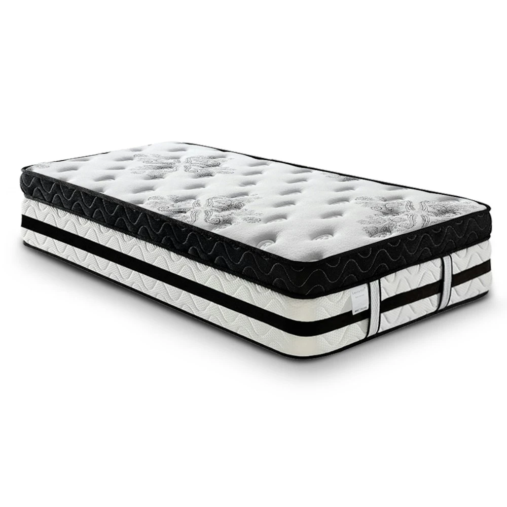 Laura Hill Single Mattress With Euro Top - 34cm 1 Laura Hill Single Mattress With Euro Top - 34cm