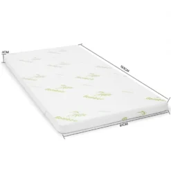 Memory Foam Mattress Protector With Bamboo Cover - Single 4cm -Outdoor Equipment Sales Shop 8iSDA4S2tH J7utbio MpoJBg