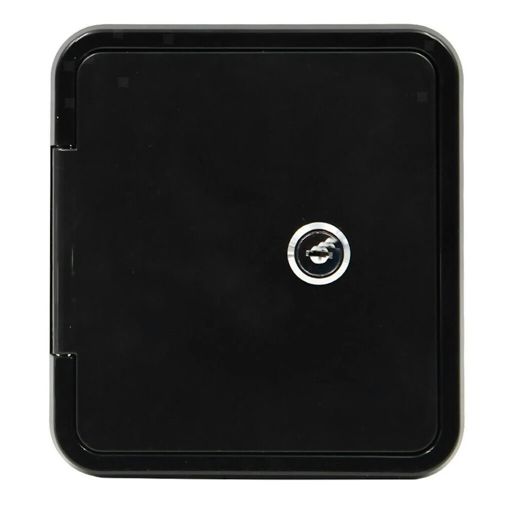 RV FLOMASTER Gravity Water Inlet Hatch - Black 1 RV FLOMASTER Gravity Water Inlet Hatch - Black