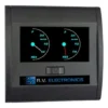 Black Double Lcd Water Level Indicator Gauge Lcd0196