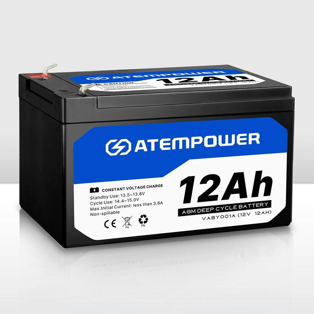 Atem Power 12V 12AH AMP Hour Battery AGM SLA Deep Cycle Fridge Dual 1 Atem Power 12V 12AH AMP Hour Battery AGM SLA Deep Cycle Fridge Dual