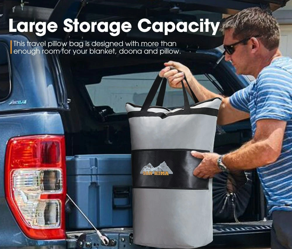 San Hima Canvas Doona Pillow Storage Bag Camping Outdoor Travel Water Resistant 3 San Hima Canvas Doona Pillow Storage Bag Camping Outdoor Travel Water Resistant - Image 3