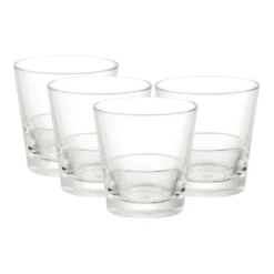 D-Still Unbreakable Stackable Tumbler 330ml - Set Of 4
