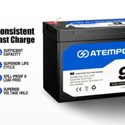 Atem Power 9AH AGM Battery W/ Battery Monitor 12V AMP Lead Acid SLA 12 Atem Power 9AH AGM Battery W/ Battery Monitor 12V AMP Lead Acid SLA -Outdoor Equipment Sales Shop AT9 v4t4THdubhqgCPS2u72zg