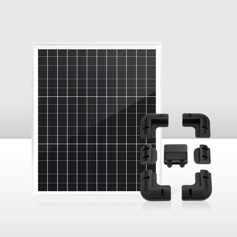 Atem Power 60W 12V Solar Panel Mono Fixed + Solar Mounting Brackets 1 Atem Power 60W 12V Solar Panel Mono Fixed + Solar Mounting Brackets