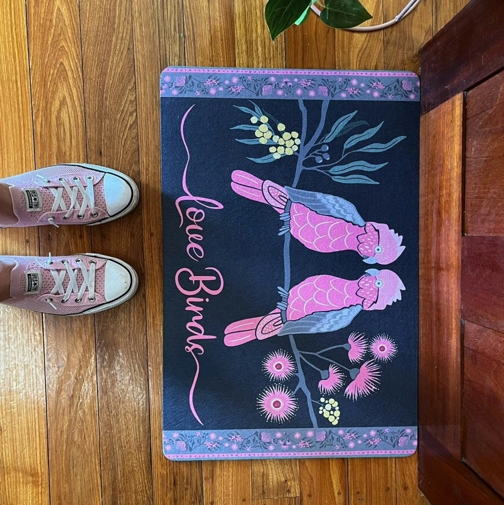 Love Birds Doormat 6 Love Birds Doormat - Image 6