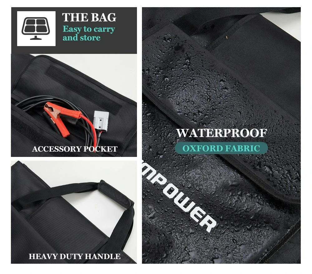 12V 300W Folding Solar Panel Blanket + DC To DC Battery Charger 6 12V 300W Folding Solar Panel Blanket + DC To DC Battery Charger - Image 6