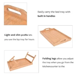 Bamboo Bed Table Breakfast/Snack Serving Tray TV Food Stand With Foldable Legs 36 Bamboo Bed Table Breakfast/Snack Serving Tray TV Food Stand With Foldable Legs -Outdoor Equipment Sales Shop COyEU7lefzyXqEBVYsmb64B10