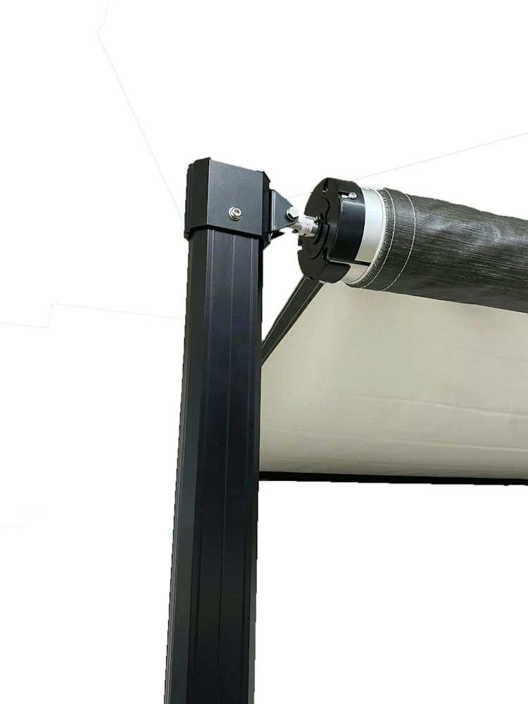 Luxury Awnings Roll Out Awning 15 X8 Ft Grey Black Hardware Included 2 Luxury Awnings Roll Out Awning 15 X8 Ft Grey Black Hardware Included - Image 2