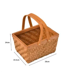 Traderight Group Picnic Basket Baskets Outdoor Deluxe Willow Gift Storage Person Carry Foldable -Outdoor Equipment Sales Shop DdUBiEzT f04bfgOlOY3VYilc