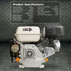 Kolner 13hp 25.4mm Horizontal Key Shaft Q Type Petrol Engine Electric Start -Outdoor Equipment Sales Shop FHHurIImGaUn9B1bUaVJQZWZ8