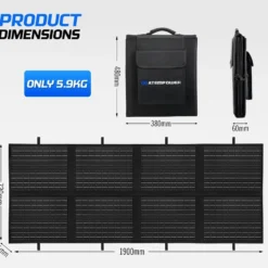 12V 200W Folding Solar Panel Blanket+DC To DC Battery Charger -Outdoor Equipment Sales Shop GXr7G QxCeP00LSBLZvlQlPEA