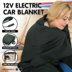 Laura Hill Heated Electric Car Blanket 150x110cm 12V - Black -Outdoor Equipment Sales Shop HN0DxFQFA0Eh3OQd7ZfPZqWa8
