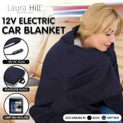 Heated Electric Car Blanket 150x110cm 12V - Blue -Outdoor Equipment Sales Shop HRVHF8JmnchNDtYCnTfDBKS0s