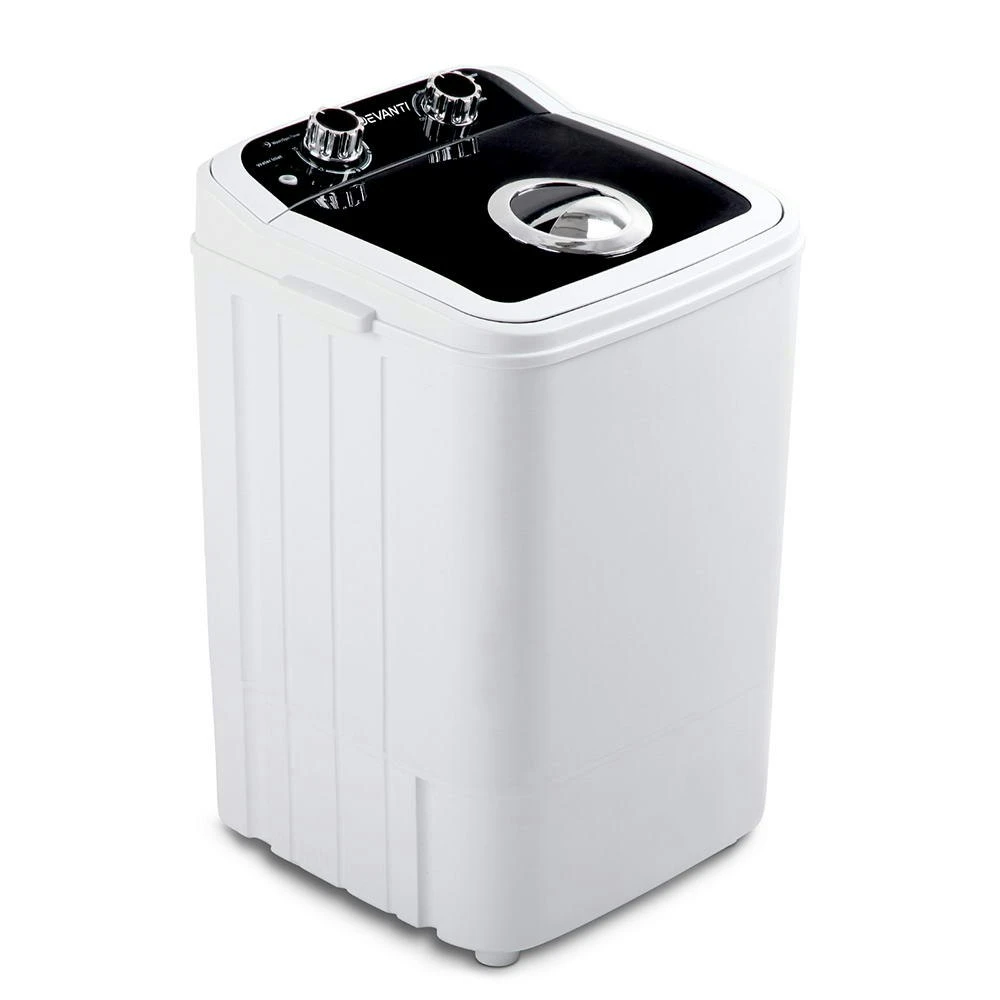 Devanti 4.6KG Mini Outdoor Portable Washing Machine Top Loader Spin Camp Caravan 1 Devanti 4.6KG Mini Outdoor Portable Washing Machine Top Loader Spin Camp Caravan