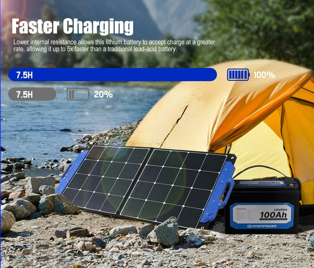 ATEMPOWER 12V 100Ah Lithium LiFePO4 Battery 7 ATEMPOWER 12V 100Ah Lithium LiFePO4 Battery - Image 7