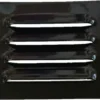 Ventilation Grill Louvre Black 100mm X 75mm