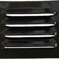 Ventilation Grill Louvre Black 100mm X 75mm