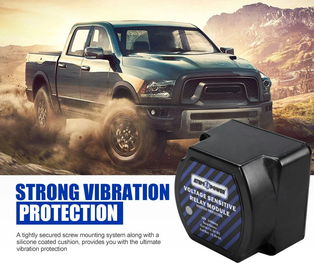 140A Voltage Sensitive Relay Vsr 12V Dual Battery System Isolator 6 140A Voltage Sensitive Relay Vsr 12V Dual Battery System Isolator - Image 6