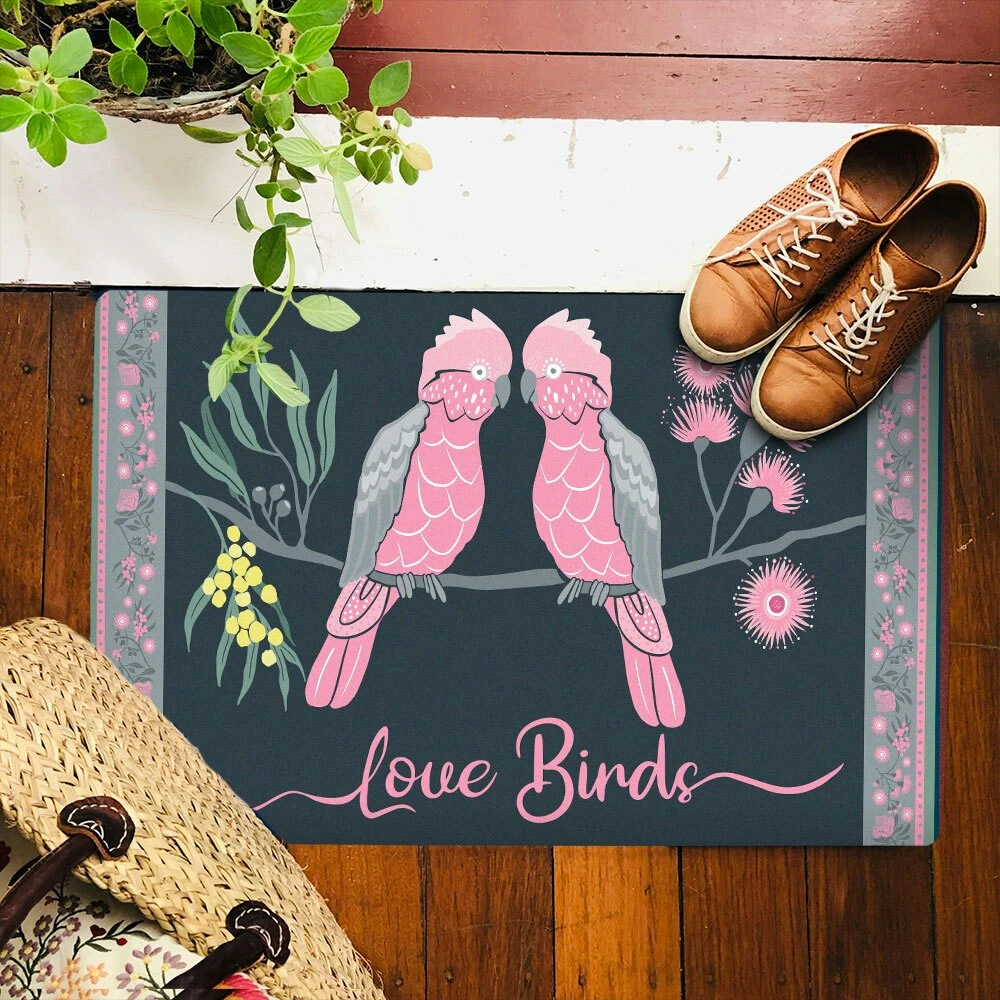 Love Birds Doormat 2 Love Birds Doormat - Image 2