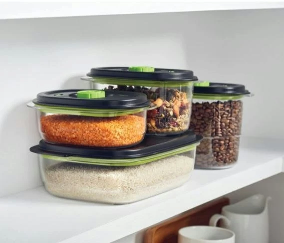 Sunbeam 10 Cup FoodSaver Preserve & Marinate Container - Black/Clear 5 Sunbeam 10 Cup FoodSaver Preserve & Marinate Container - Black/Clear - Image 5