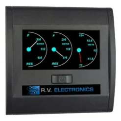 Black Double Water Level Indicator With Voltmeter Lcd0202