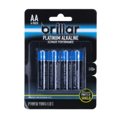 2x Brillar AA Platinum Alkaline Batteries 4pk -Outdoor Equipment Sales Shop IXKA2bkcOmQj7CicAWnPfvyTE