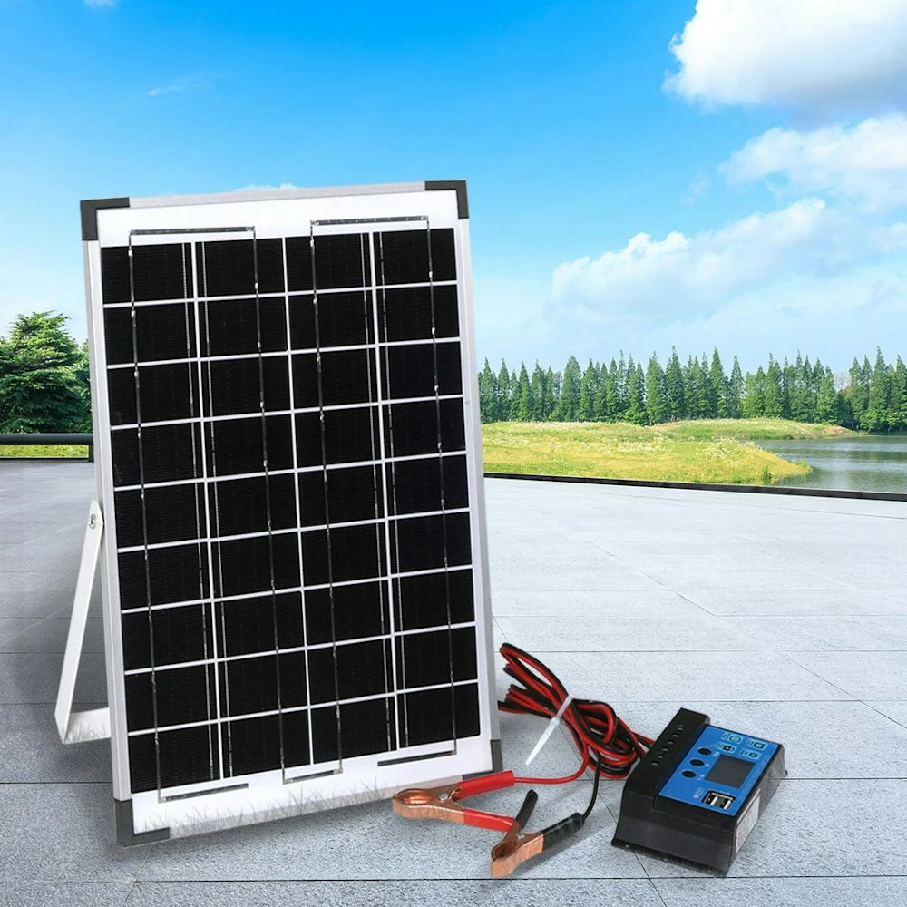 Traderight Group 12V 10W Solar Panel Kit Mono Caravan Folding Camping Charging Controller Kits 7 Traderight Group 12V 10W Solar Panel Kit Mono Caravan Folding Camping Charging Controller Kits - Image 7