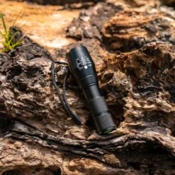 CAOS TACTICAL LED Torch With Nylon Belt Pouch (Black) -Outdoor Equipment Sales Shop JZ4u0lRhiflqrKKBUmgwRnxmc