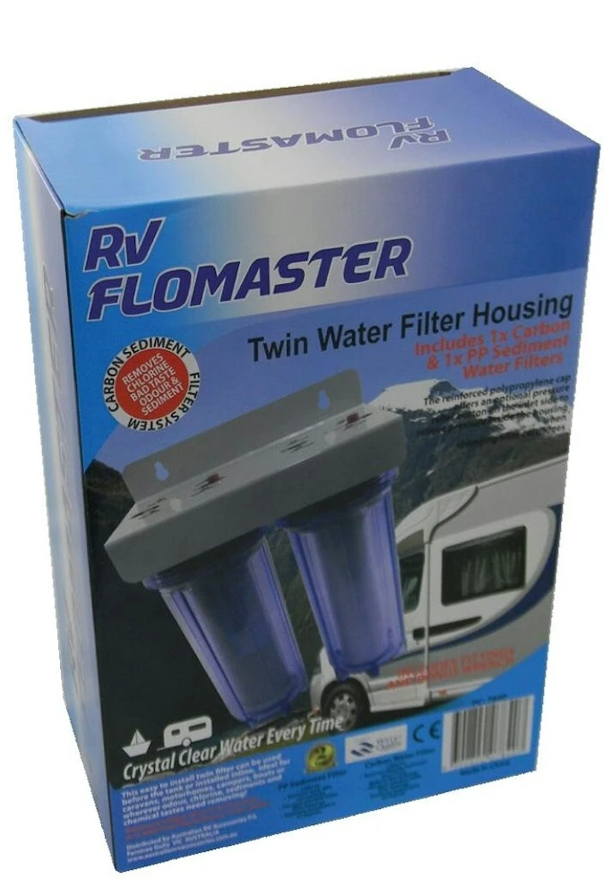 RV Flomaster Twin Water Filter Housing 2 RV Flomaster Twin Water Filter Housing - Image 2