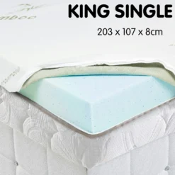 Cool GEL Memory Foam Mattress Topper - King Single -Outdoor Equipment Sales Shop Je7g1ecaLIKk8RxSsokFj19Vo