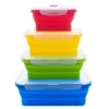Supex Collapsible Rectangular Containers 4 Pack